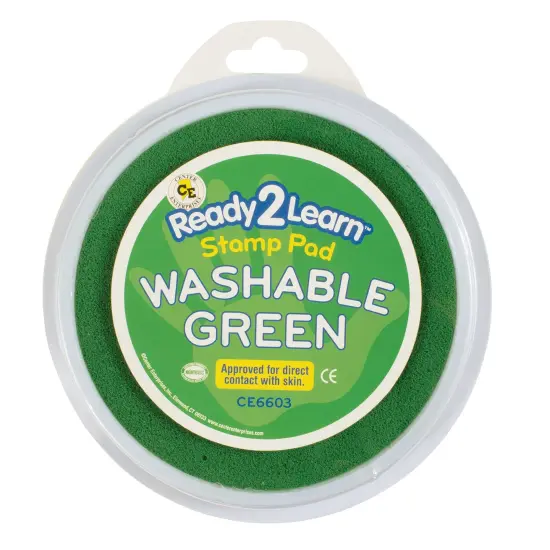 Jumbo Circular Washable Stamp Pad - Green - 5.75" dia. {1}