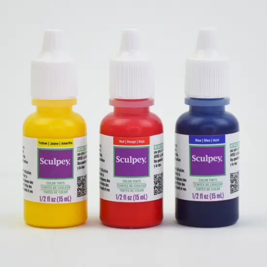 Sculpey Color Tints 3/Pkg-Red, Blue and Yellow {3}