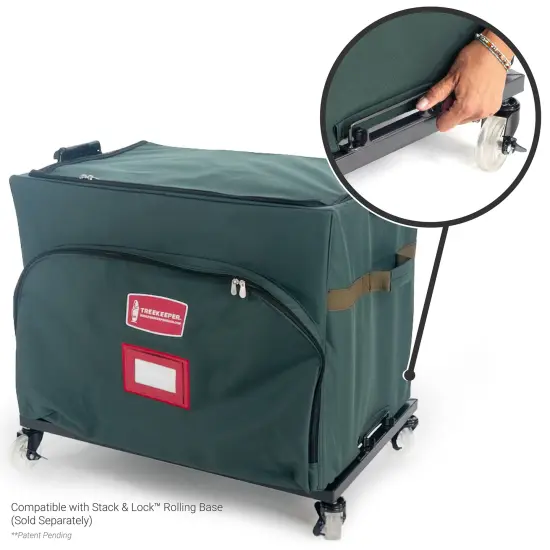 72 (4 in.) Christmas Ornament Storage Box w/ Top Pocket {4}