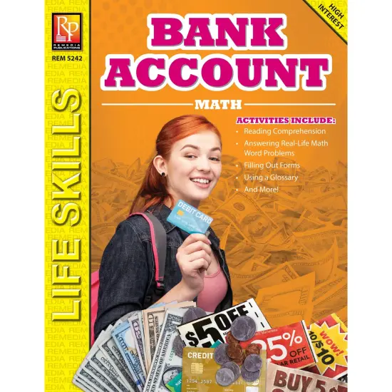 Bank Account Math: Life Skills Math Series {1}