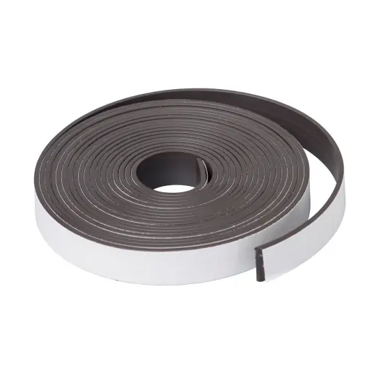 Magnet Strip with Adhesive, 1" X 10' Roll {1}