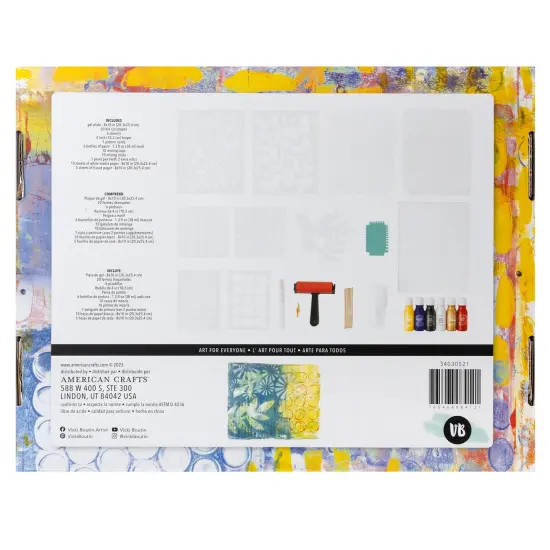 Vicki Boutin Mixed Media Gel Plate Starter Kit-71 Pieces {2}