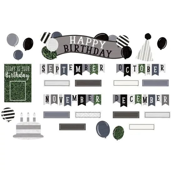 Modern Farmhouse Happy Birthday Mini Bulletin Board Set {1}