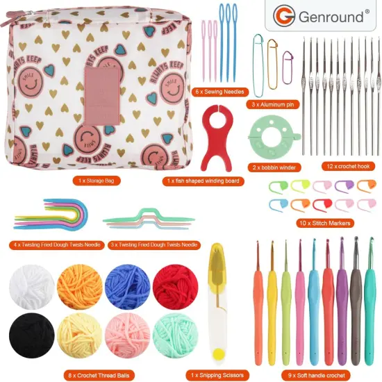 61PCS Crochet Kit {2}