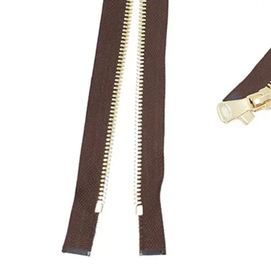 8MM One Way Separating Open Bottom Zipper 4&ndash;28" {3}