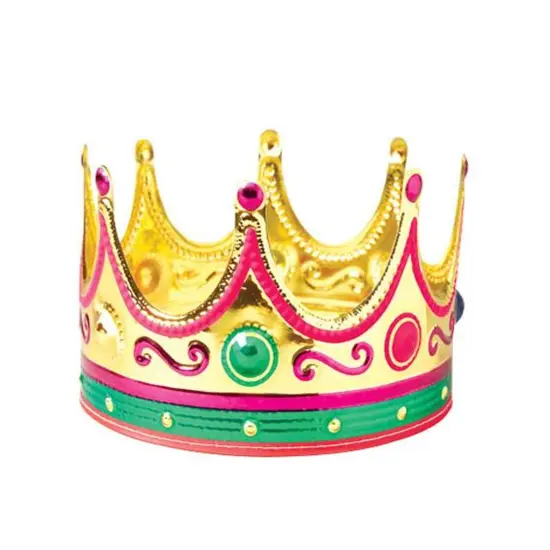 Adult Gold Foil Crowns 12 Units {4}