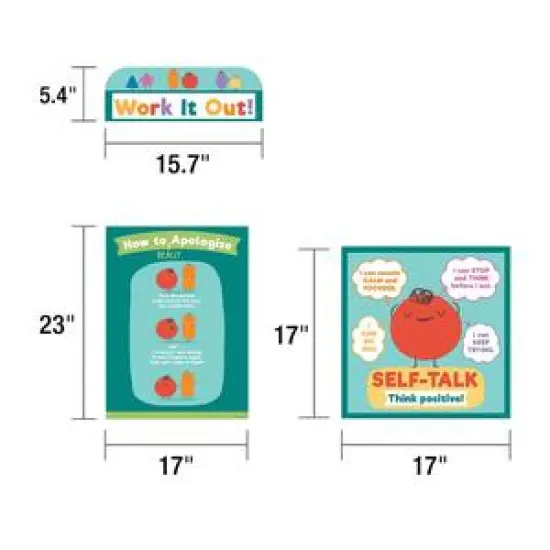 Social Problem-Solving Bulletin Board Set, 7 Pieces {2}