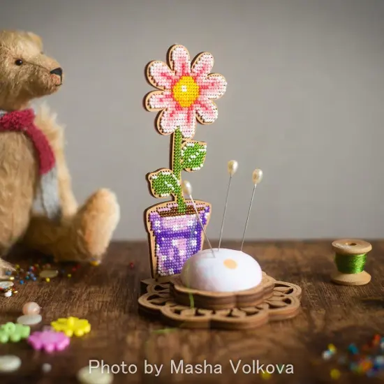 Bead embroidery kit on wood FLK-280 {4}