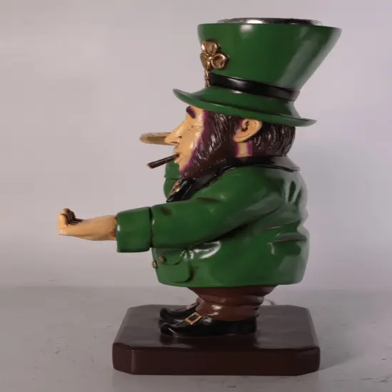 Leprechaun Smoking Ash Tray Butler Life Size Statue {4}