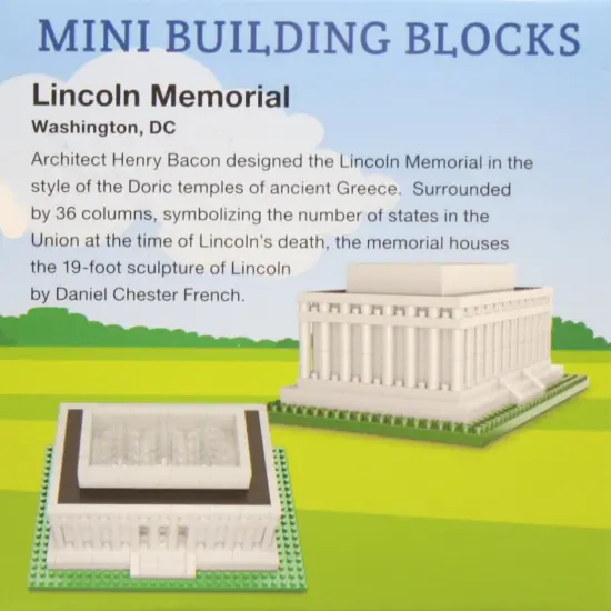 Mini Building Blocks - Lincoln Memorial {2}