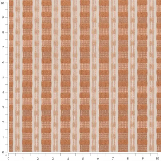 Upholstery Fabric - Coral & Peach Small Scale,Stripe Upholstery Fabric 54 Inches" {3}