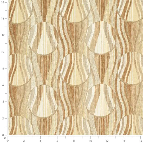 Toffee - BeigeTaupe AbstractGeometric Upholstery Fabric 54 Inches" {2}