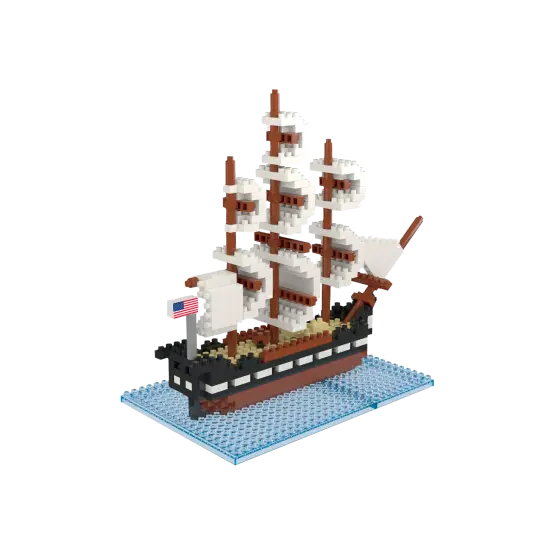 USS Constitution Mini Building Blocks {5}