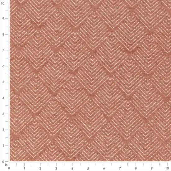Upholstery Fabric - Coral & Peach Abstract & Geometric Upholstery Fabric 54 Inches" {2}
