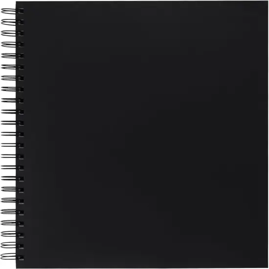 Poly Cover Sketch Book, 9" x 12", Black {2}
