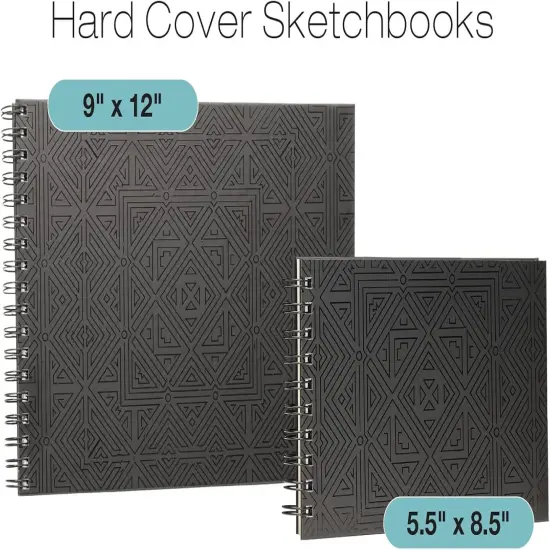 Sketchbook Set &ndash; (1) 9" x 12" & (1) 5.5" x 8.5" {4}