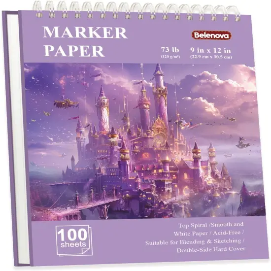 9"x12" Marker Paper Sketchbook, {1}