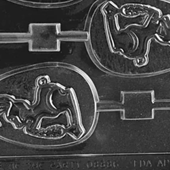 Easter Rabbit on Egg Lollipop Mold {2}