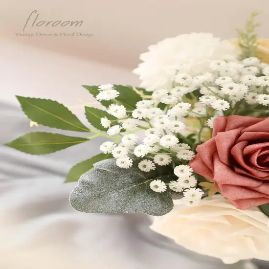 18pcs Artificial Babys Breath Gypsophila Greenery Sprays, Real Touch White Fake Flowers for Wedding Bouquets Centerpieces Floral Arrangements and Decorations {4}