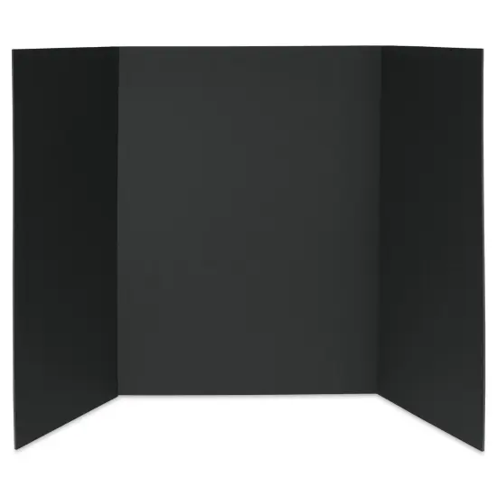 Fome-Cor Pro Folding Foam Pres Board - Tri-Fold, Black, 36" x 48" x 3/16" {1}