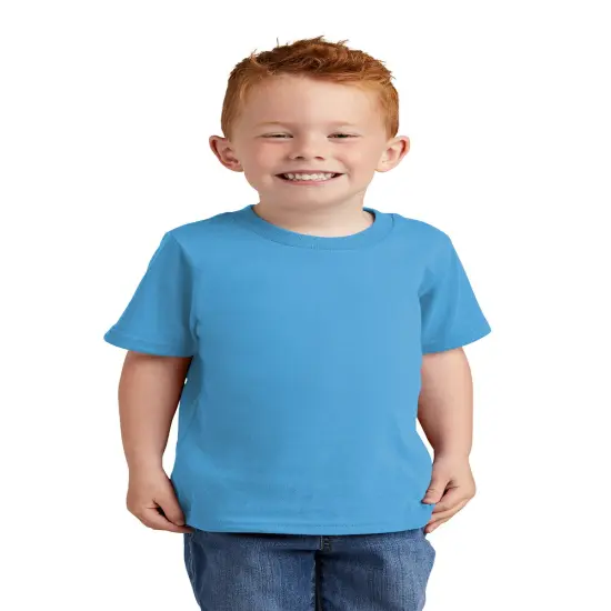 Port & Company&reg; Toddler Core Short Sleeve Cotton Tee Royal {6}