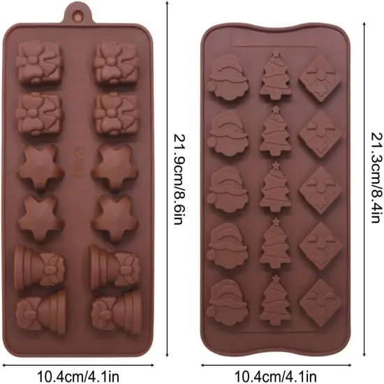 Chocolate Baking Molds Christmas {3}