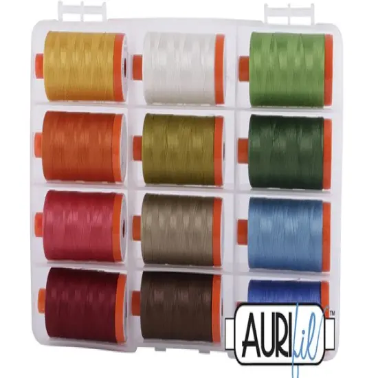 Aurifil The Classic Collection Thread Set by Aurifil | (12 50wt Cotton Large Spools.) {3}