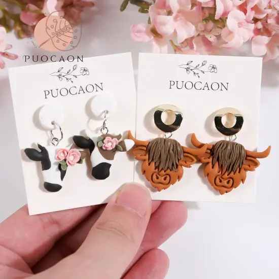 Farm Animal Clay Cutters - 14 Pcs Cute Animal Clay Cutters {4}