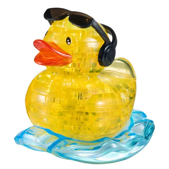 BePuzzled 3D Crystal Puzzle-Yellow Rock'n Duck {7}