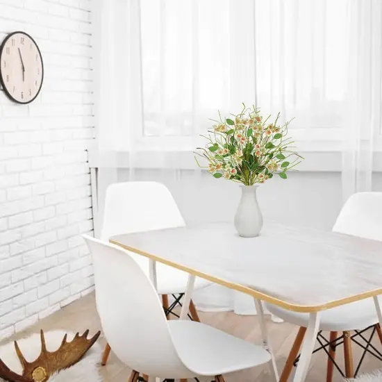 3Pcs 22inch Realistic Silk Forsythia Stems {5}