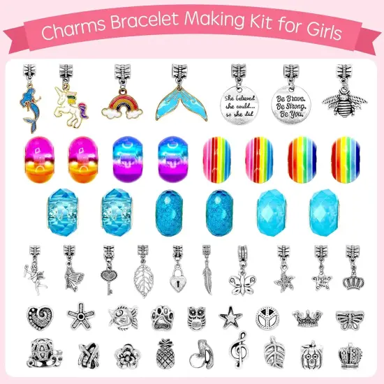 DIY Charm Bracelet Making Kit {2}
