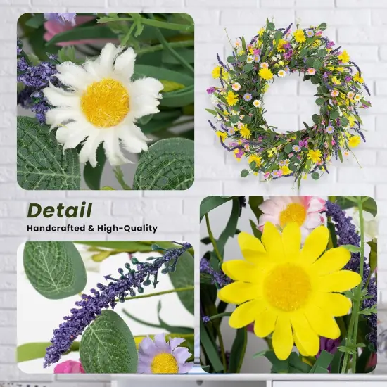 Spring Wreaths for Front Door Artificial Wreath {5}