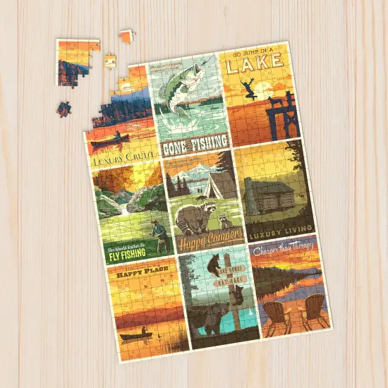 Lake & Lodge 1000-Piece Puzzle {4}
