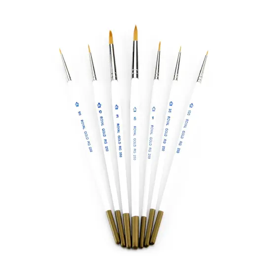 RSET-AMD | Royal Gold&trade; 7pc Detail Brush Set {5}