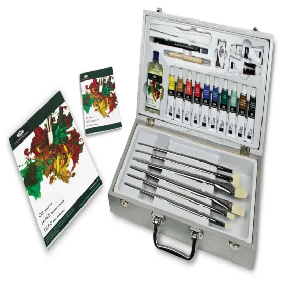 RZEN-OIL3301 | Essentials&trade; 27pc Oil Paint Zen Brush Travel Art Set {1}