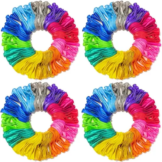 400 PCS Party Balloons, 10 Inch - 12 Balloons Assorted Color - Rainbow Latex Balloons Party Balloons for Birthday Baby Shower Wedding Party Supplies {1}