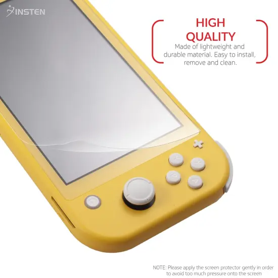 For Nintendo Switch Lite Screen Protector, Ultra Clear Plastic PET Film Protection {3}