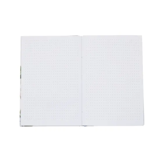 Dotted A5 Hard Cover Journal Notebook for Writing, Floral (5.5 x 8 In, 2 Pack) Multicolor {5}