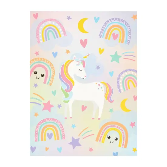 36 Pack Unicorn Fill In the Blank Thank You Cards with Envelopes, Kids Greeting Cards (5.5 x 4.2 Inches) Multicolor {6}