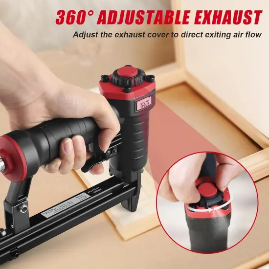 HT5014SP Pneumatic 20 Gauge Stapler, T50 Upholstery Stapler, 1/4-Inch to 9/16-Inch {4}