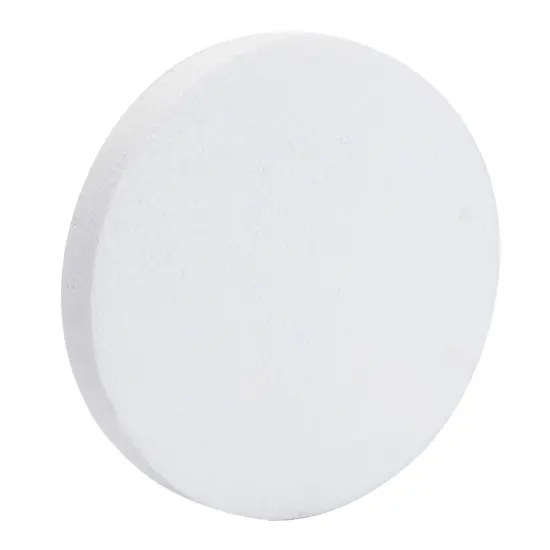 8 Inch Foam Circles for Crafts, 1 Inch Thick Round Polystyrene Discs for DIY Projects (White, 6 Pack) {7}