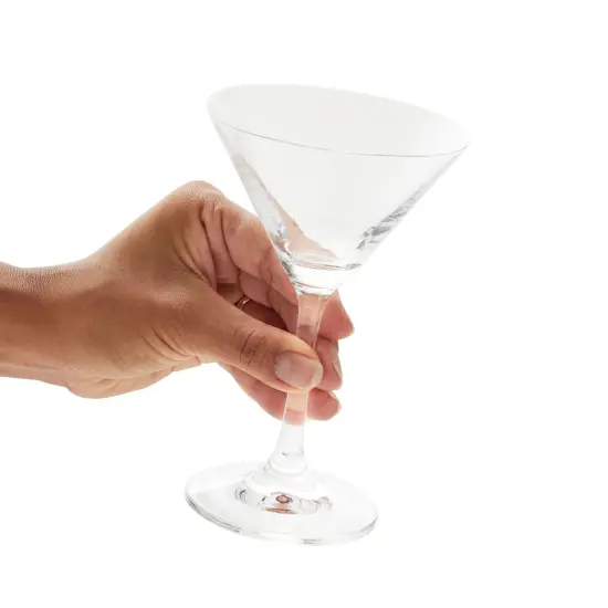 5 oz Mini Martini Glasses Set of 6 - Small Cocktail Stem Glasses for Dessert, Margaritas, Classic Barware Accessories Clear {7}