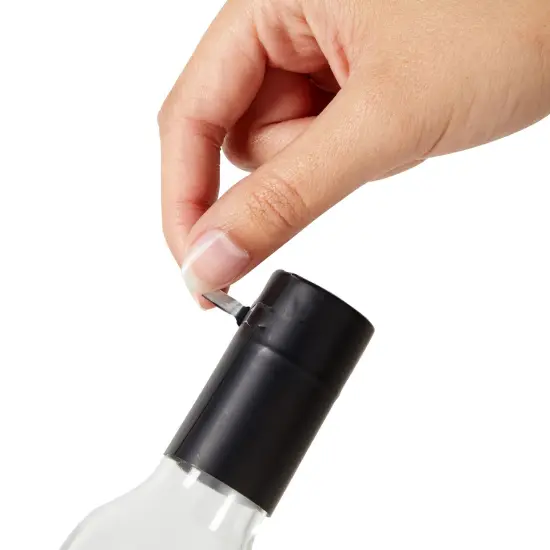 Talented Kitchen 14-Pack Glass Hot Sauce Bottles with Caps, Glass Sauce Bottles with Shrink Wrap Capsule and Funnel, with 18 Chalkboard Labels, 14 Dripper Inserts, Dishwasher-Safe (5 oz) Clear {7}