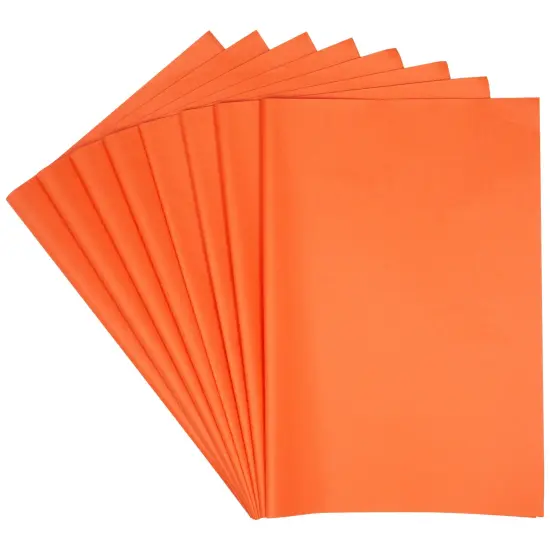 160 Sheets Orange Tissue Paper for Gift Wrapping Bags, Bulk Set for Birthday Party, Holidays, Art Crafts, 15 x 20 Inches {6}