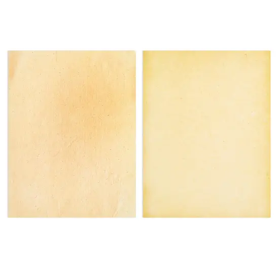 48 Sheets Vintage Style Aged Paper for Writing Letters, Scrapbooking, Invitations, Certificates, Crafts (8.5x11 In) Brown {5}