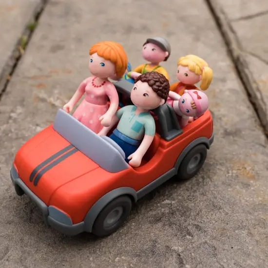 HABA Little Friends Dad Michael - 4.5" Bendy Doll Figure Multicolor {4}