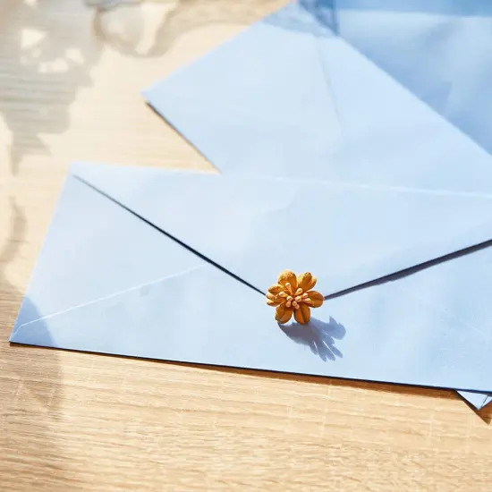 96 Pack #10 Business Envelopes in Bulk for Letter Mailing, 4 1/8 x 9 1/2 Inches, Light Blue {3}