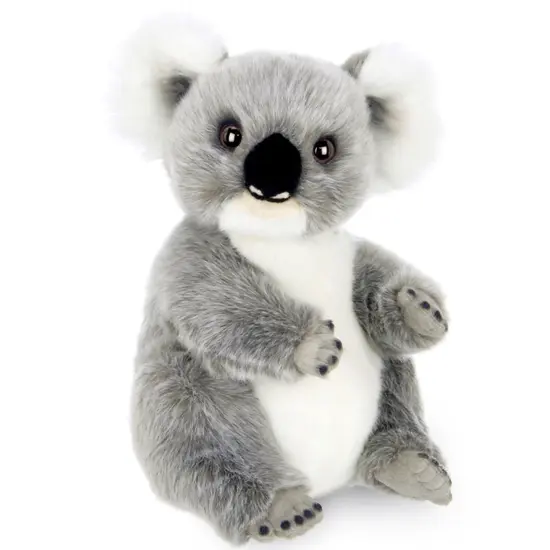 Bearington Lil&rsquo; Joey Koala Bear Stuffed Plush Koala, Ultra-Soft 10.5&rdquo; Plush Toy, with Premium Fill, Expressive Face and Velour Belly; Machine Washable, Great Gift for Animal Lovers, For Ages 0-14 Grey {1}