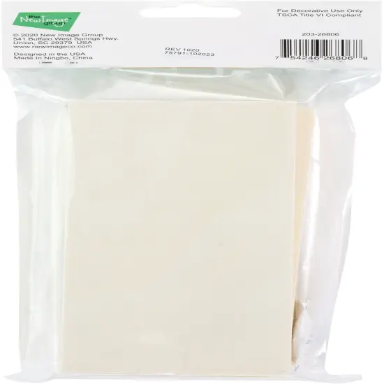 CousinDIY Unfinished Wood Slats 7.25"X2.8125"X.25" 6/Pkg-Natural {5}