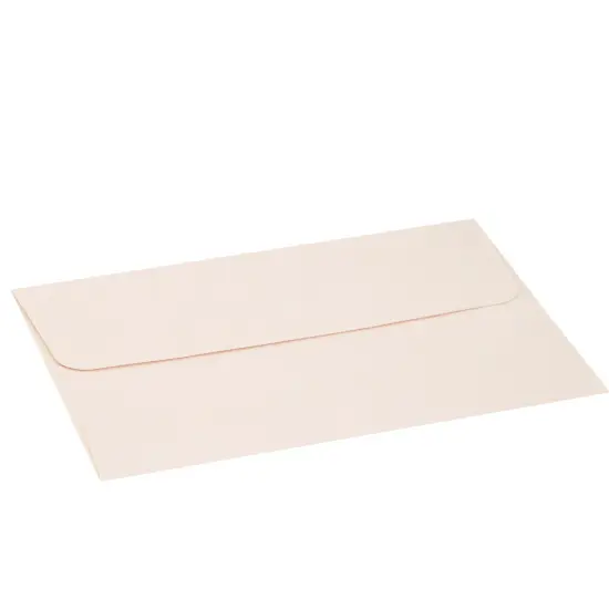 50 Pack Blush Pink 5x7 Envelopes for Invitations, Wedding, A7 Size with Bronze Lining and Self Adhesive Peel and Stick {4}